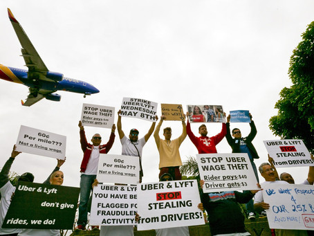 Uber, Lyft driver strike latest move to organize gig workers