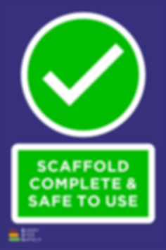 ESS-SC08 - Scaffold Complete & Safe To Use