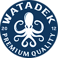 Watadek company logo featuring a sleek, modern design representing marine craftsmanship, specializing in EVA boat decking and