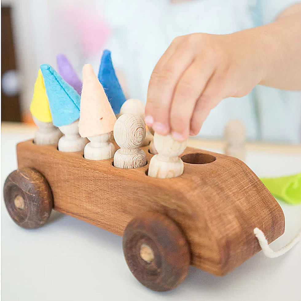 Thumbnail: Wooden Peg Car
