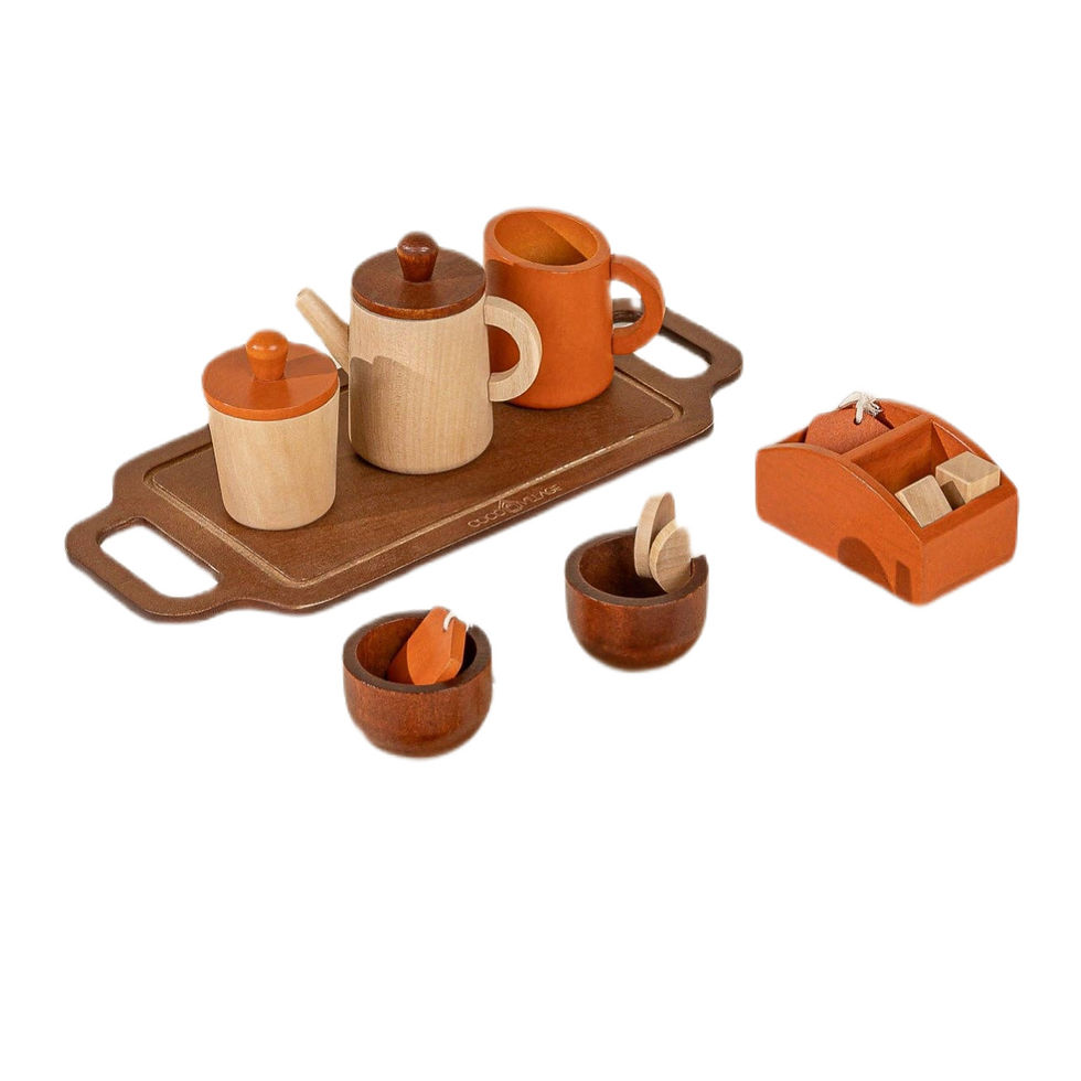 Thumbnail: Wooden Tea Playset