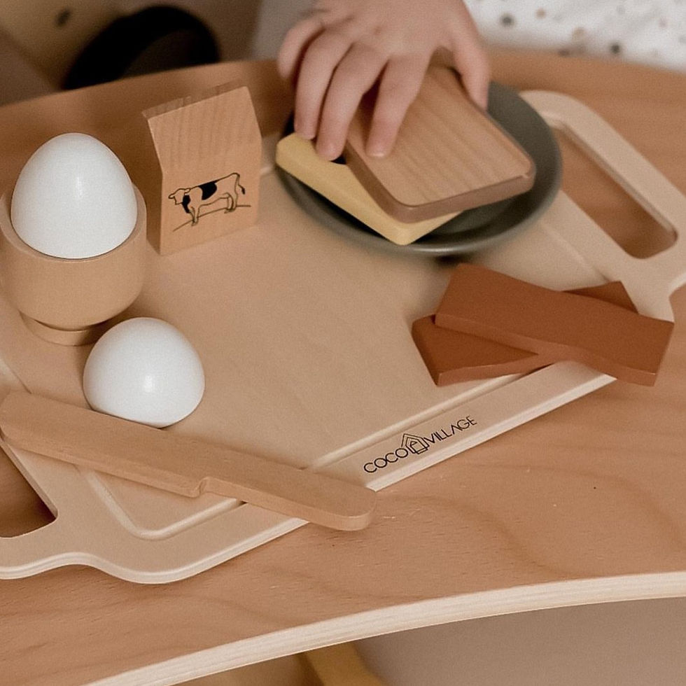 Thumbnail: Wooden Breakfast Playset