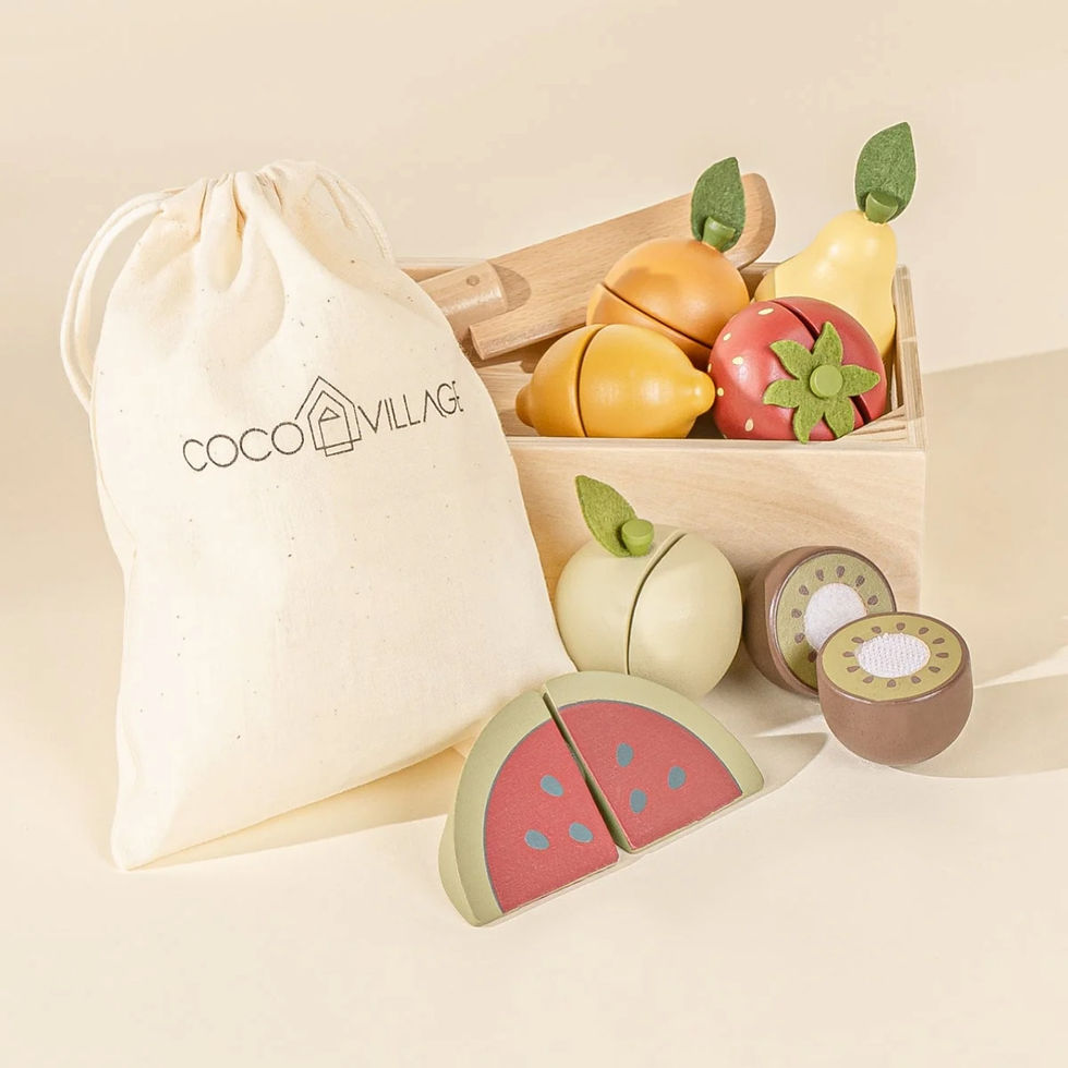 Thumbnail: Wooden Fruits Playset