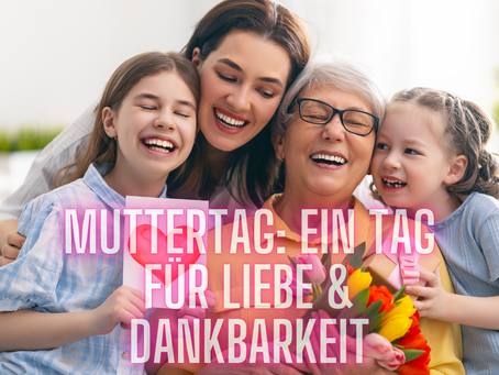 Muttertag: Ein Tag für Liebe & Dankbarkeit – Mama mit Kind beim Kuscheln, fröhliche Frühlingsstimmung.