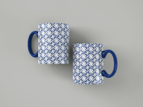 Pattern Mugs by Prim_Blue