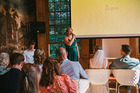 huwelijk  bruiloft zangeres