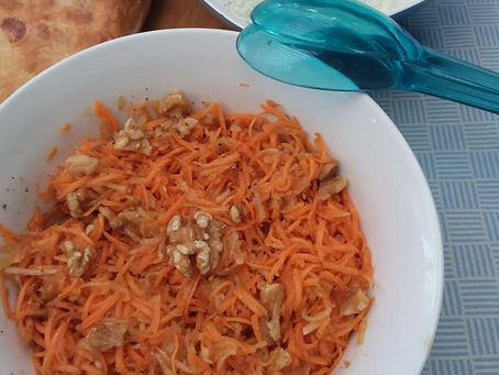 Carrot, Apple & Walnut Salad