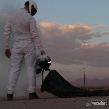 artist skydives and paints in freefall