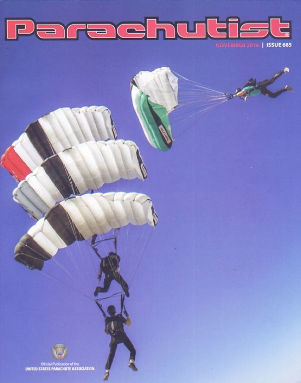 Parachutist Magazine USPA monthly skydive magazine Time the Eraser, Canopy Crew