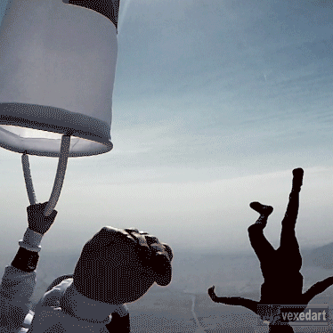 Steve Curtis skydive video carving in freefall tube  jump