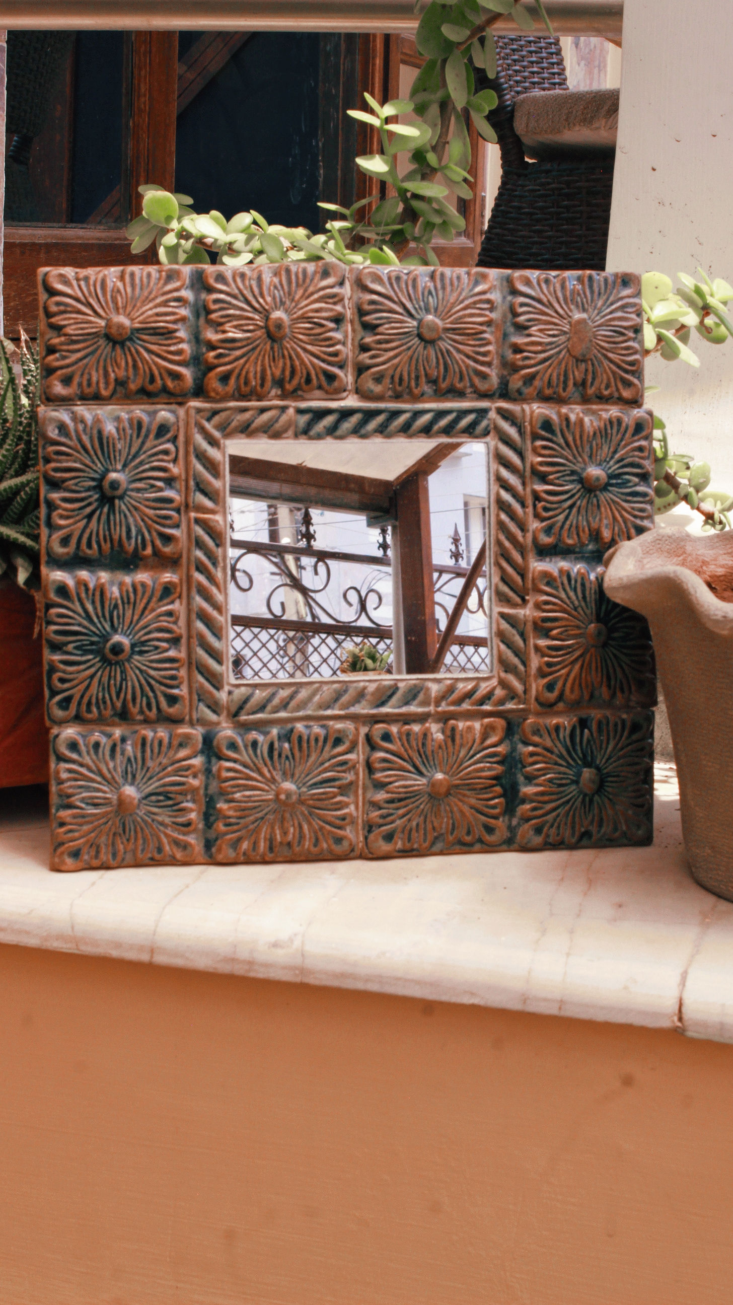 Pine Tree Spanish Cherry - Mirror Frame 