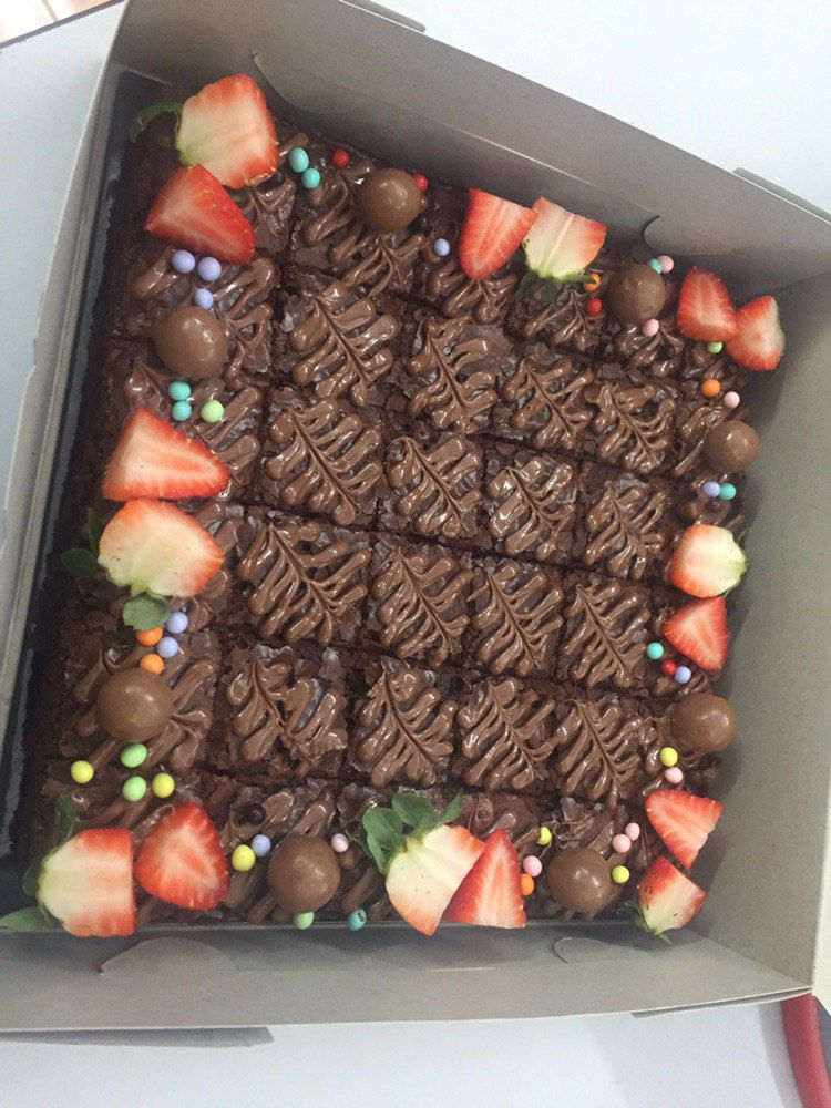 Decorated Brownies