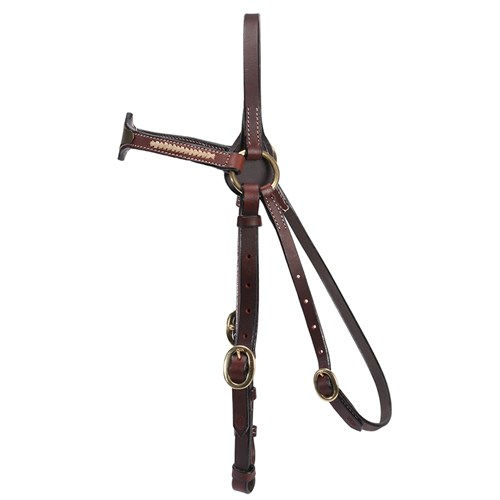 Thumbnail: Fort Worth Shaped Barcoo Brass Bridle