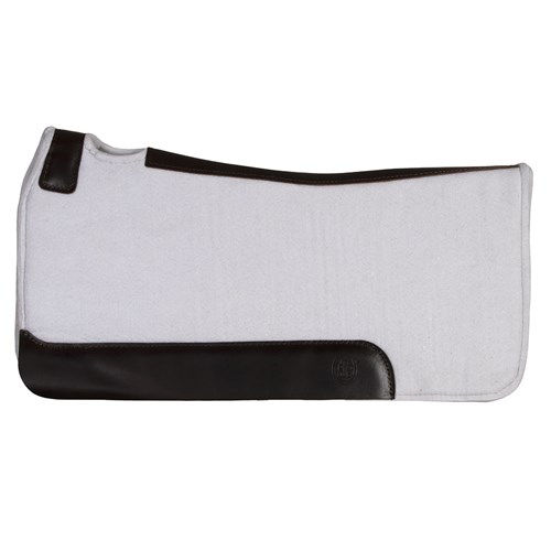 Koda Felt Wither Relief Saddle Pad - White 32" x 32"