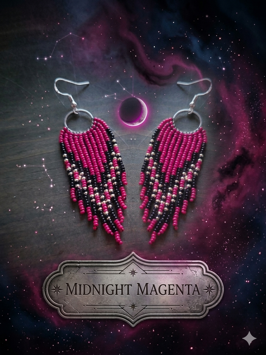 Beaded Western Fringe Earring