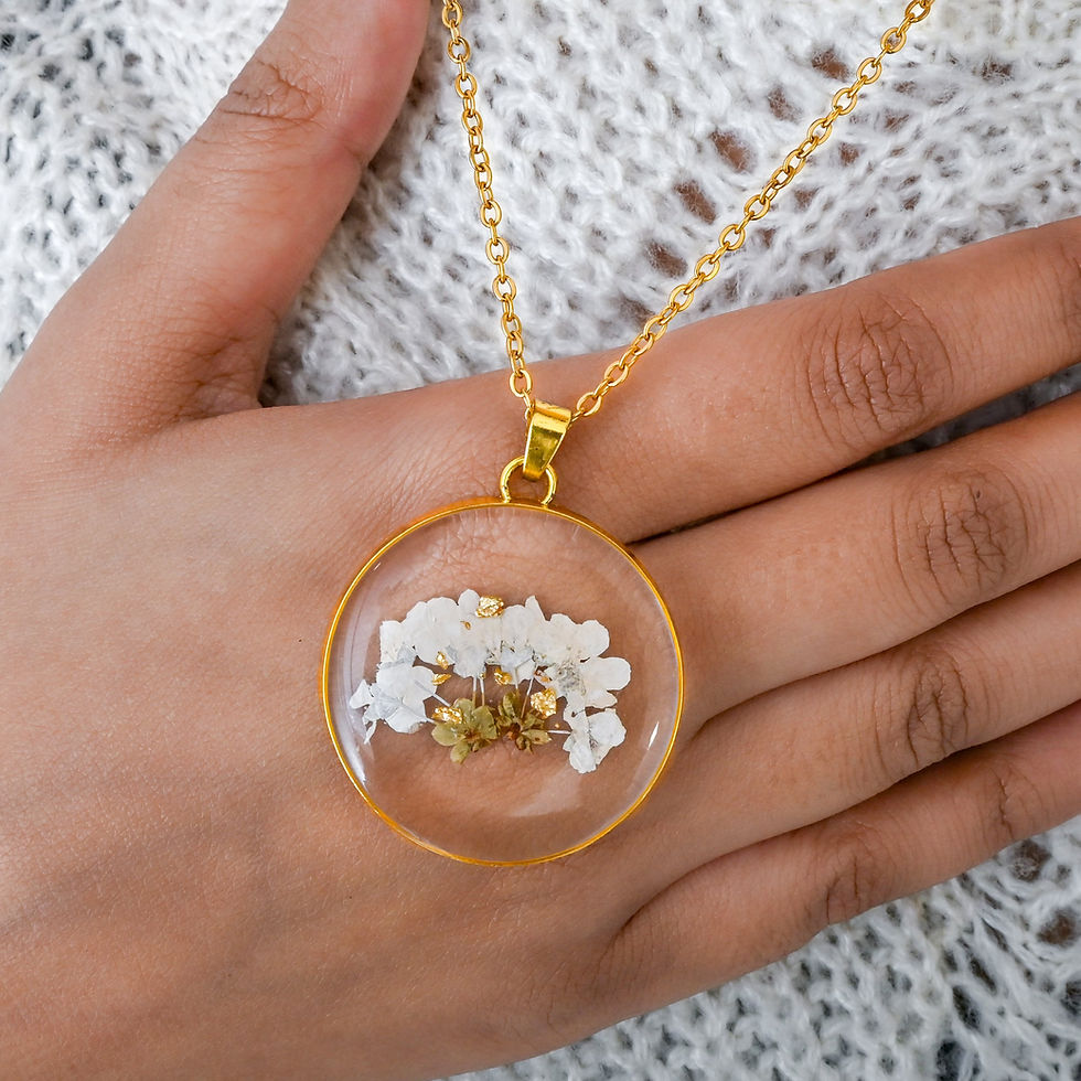 Thumbnail: Frozen Petals necklace