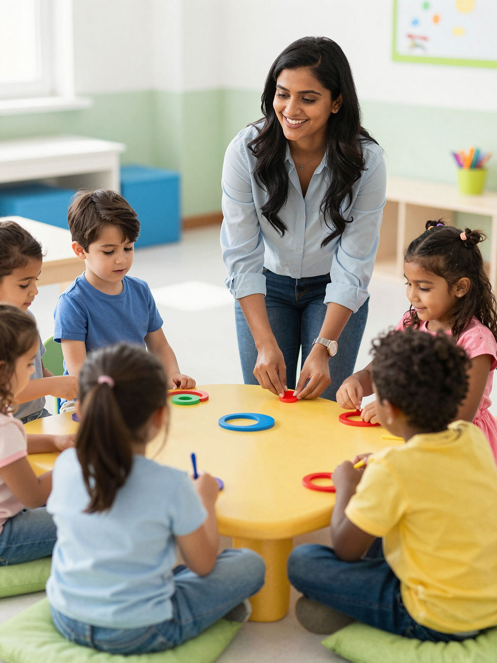 Children engaging in enrichment programs at Bright Futures Academy
