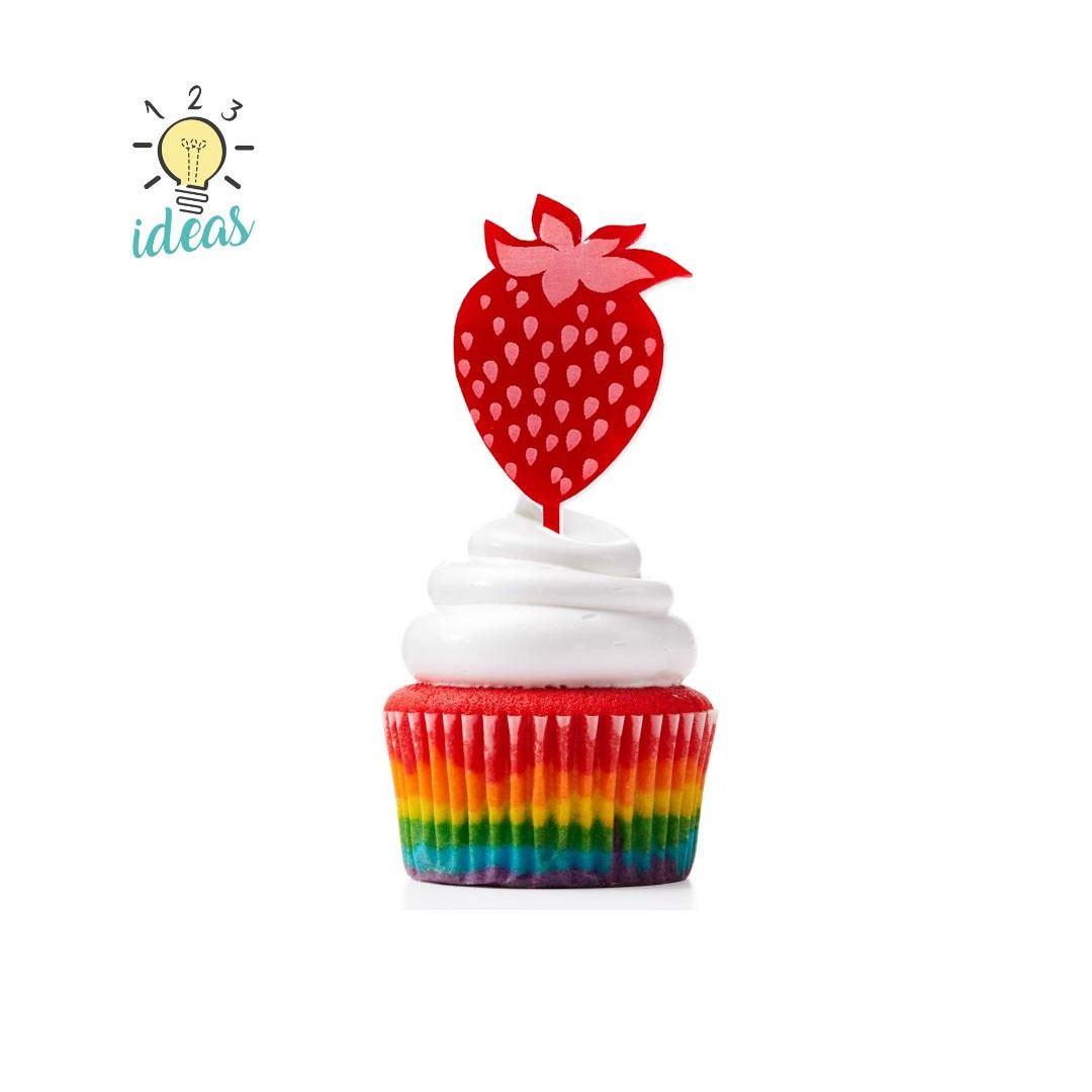 Strawberry Toppers (set of 12)