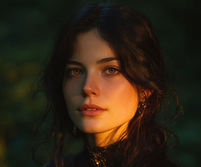 Wildhollow_Studios_beautiful_dark-haired_woman_with_soft_amber__2e4ed783-a9b4-42a8-9a14-c9