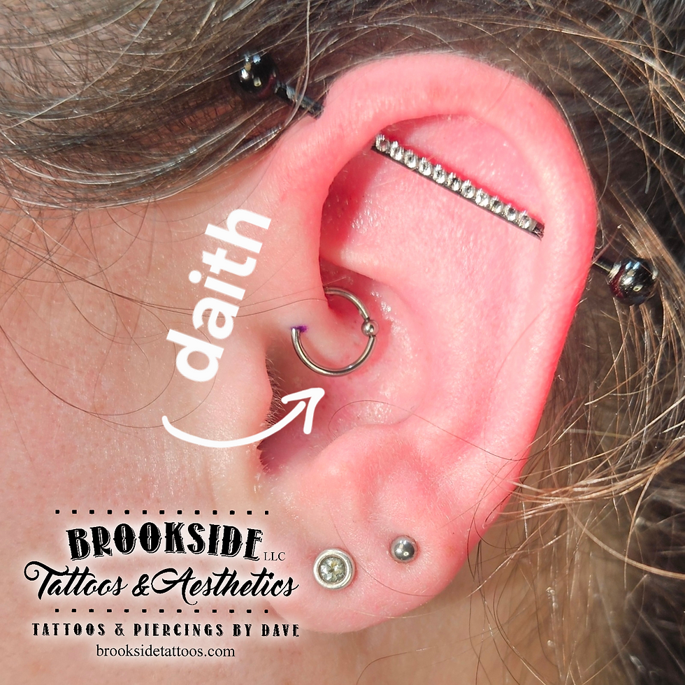daith piercing by dave brooksidetattoos.com