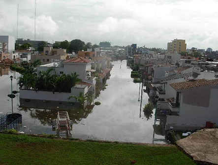 Imagen histórica de las inundaciones en Tabasco en 2007
