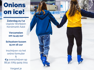 'Onions on ice' op 21 december