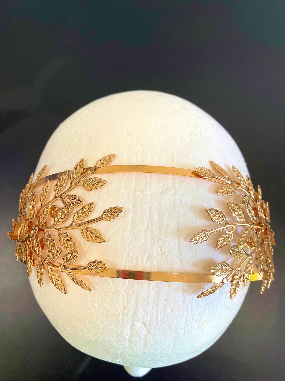 Thumbnail: H049 gold leaf headband