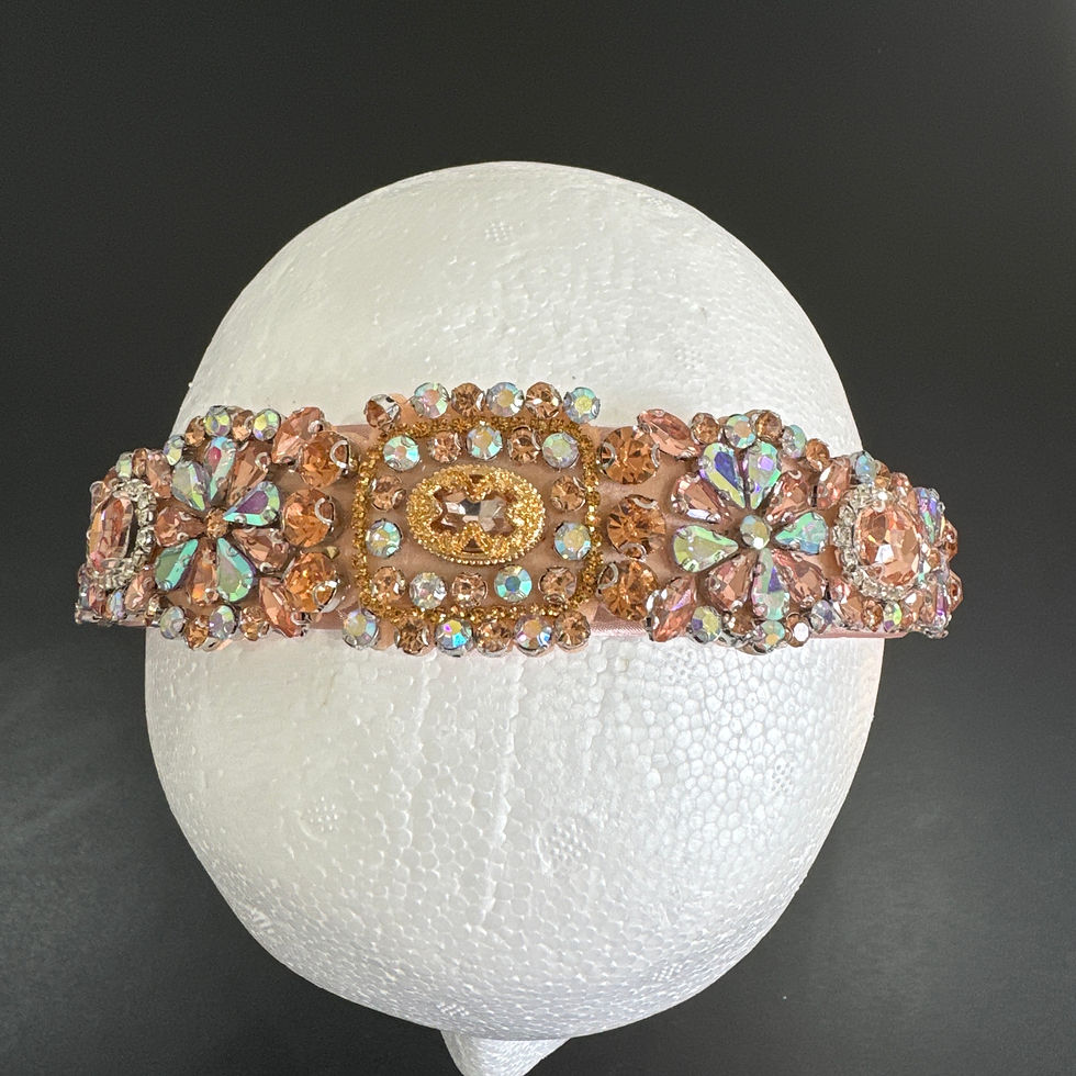 Thumbnail: H169 Rose Gold Headband 