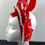Thumbnail: F041 - Red Orchid Fascinator - Made in Aus
