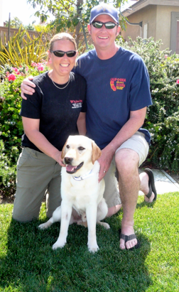 Tim and Elise with Orbit