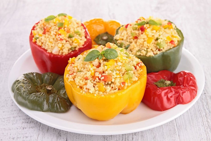Image result for STUFFED CAULIFLOWER BELL PEPPER