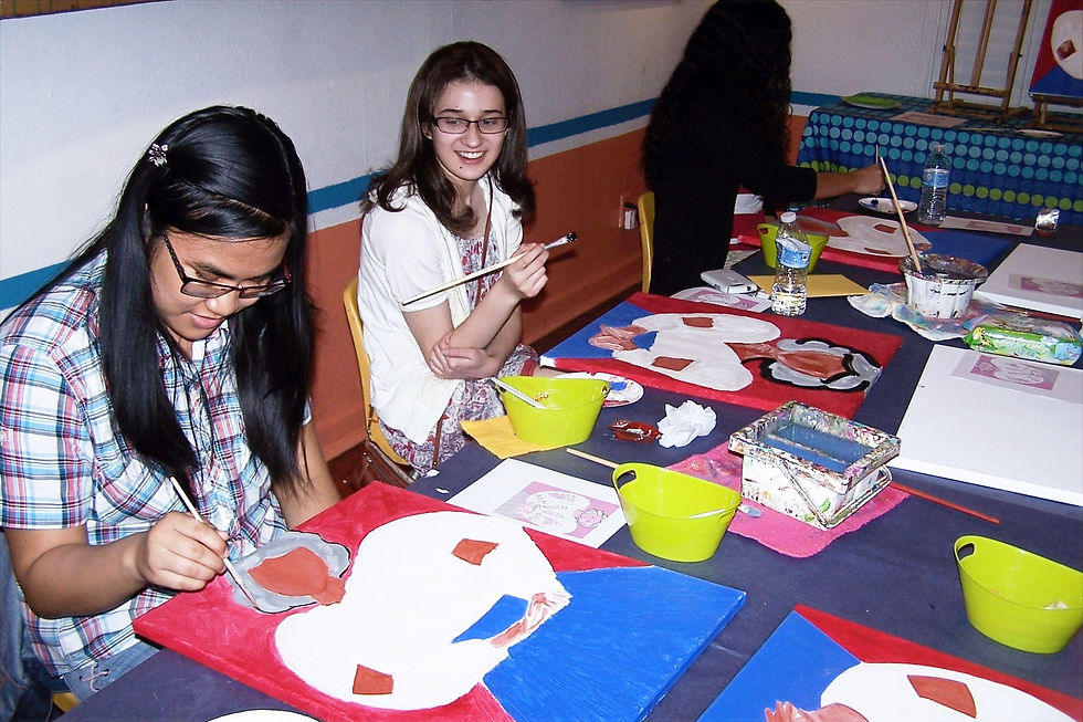 Sweet Sixteen Painting Party