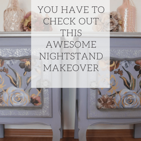 You Have To Check Out This Awesome Nightstand Makeover