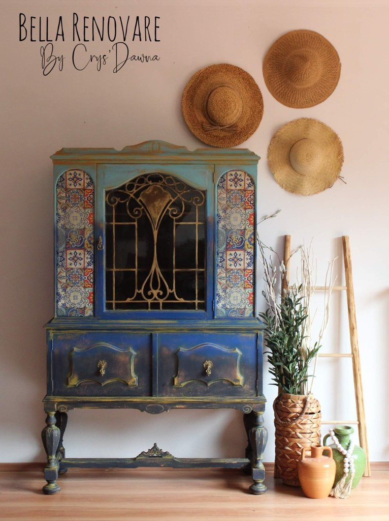 Mediterranean Hutch Makeover