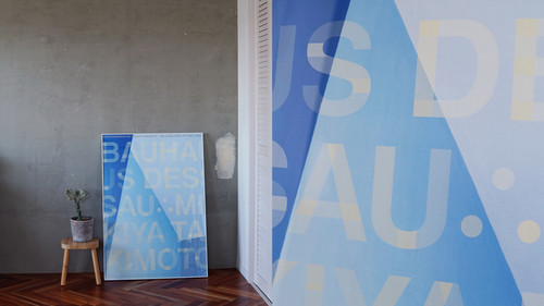 Mikiya Takimoto / Poster - BAUHAUS DESSAU #01 | PINK DOME