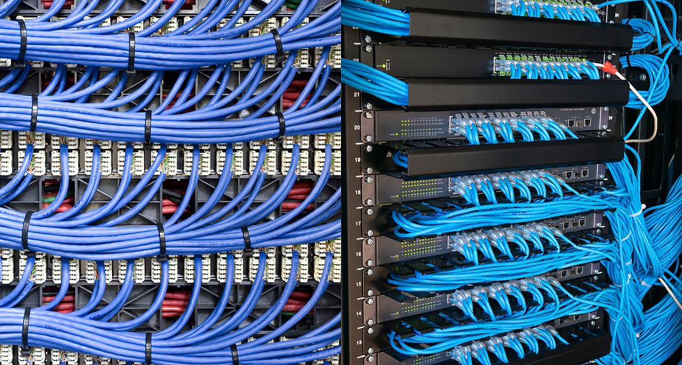 Professional data cabling installation by ATN Technology