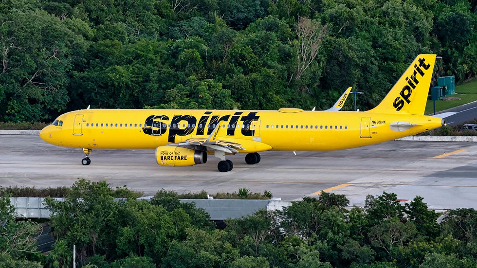 Spirit Airlines A321-200 © Will Lukas