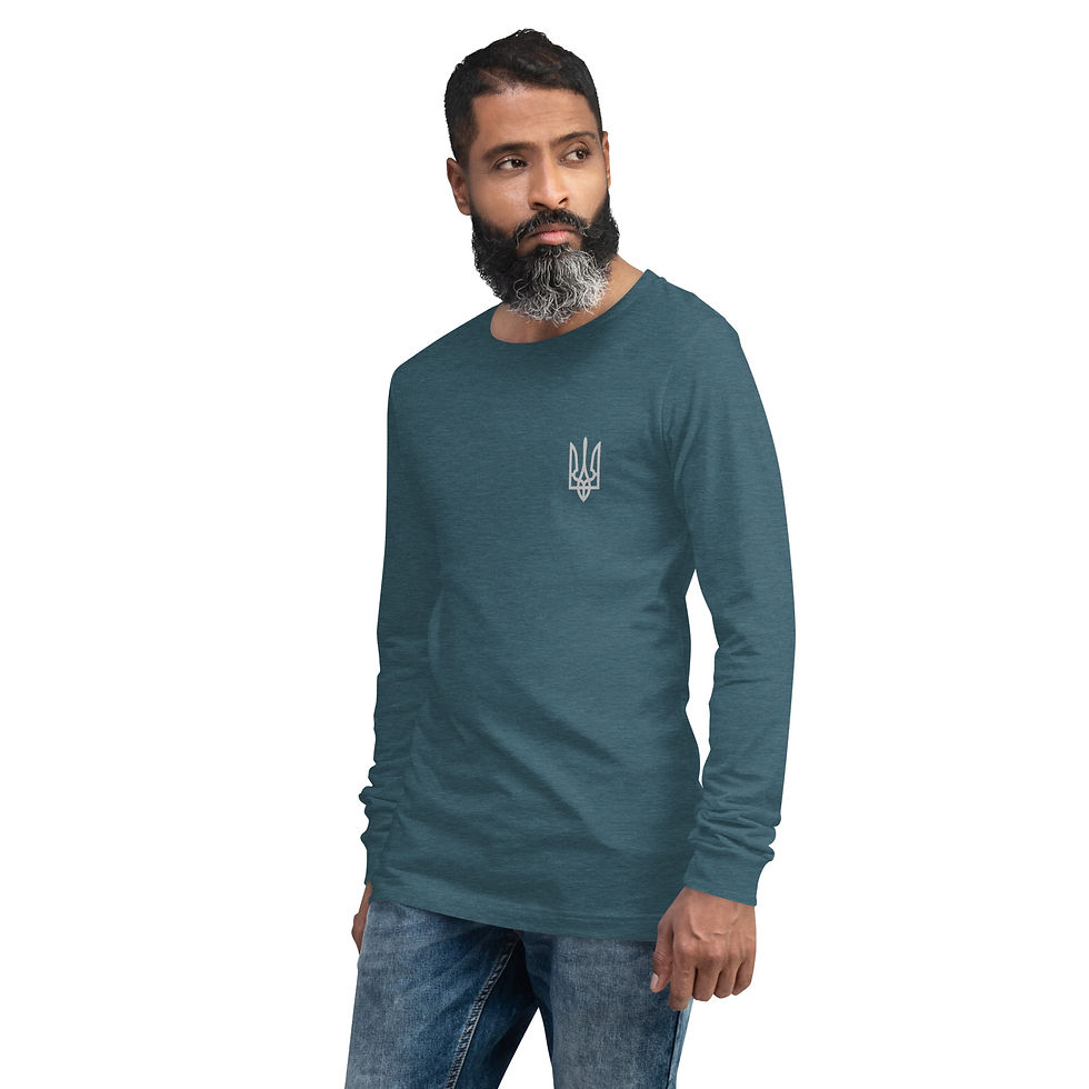 Thumbnail: Ukraine Trident Unisex Long Sleeve Tee