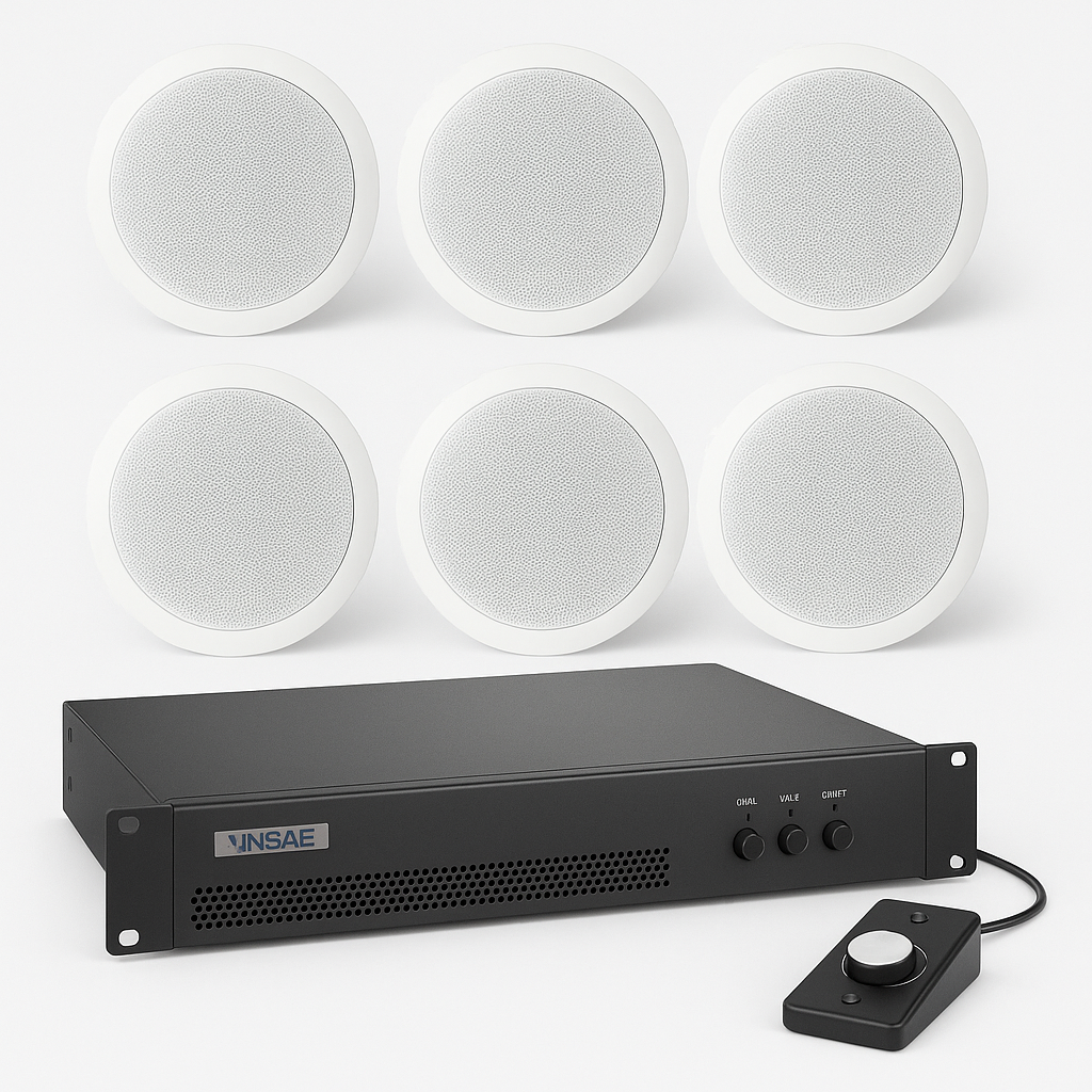 Kit de Sonido Ambiental Louder: Elegancia y Potencia para tu Negocio
