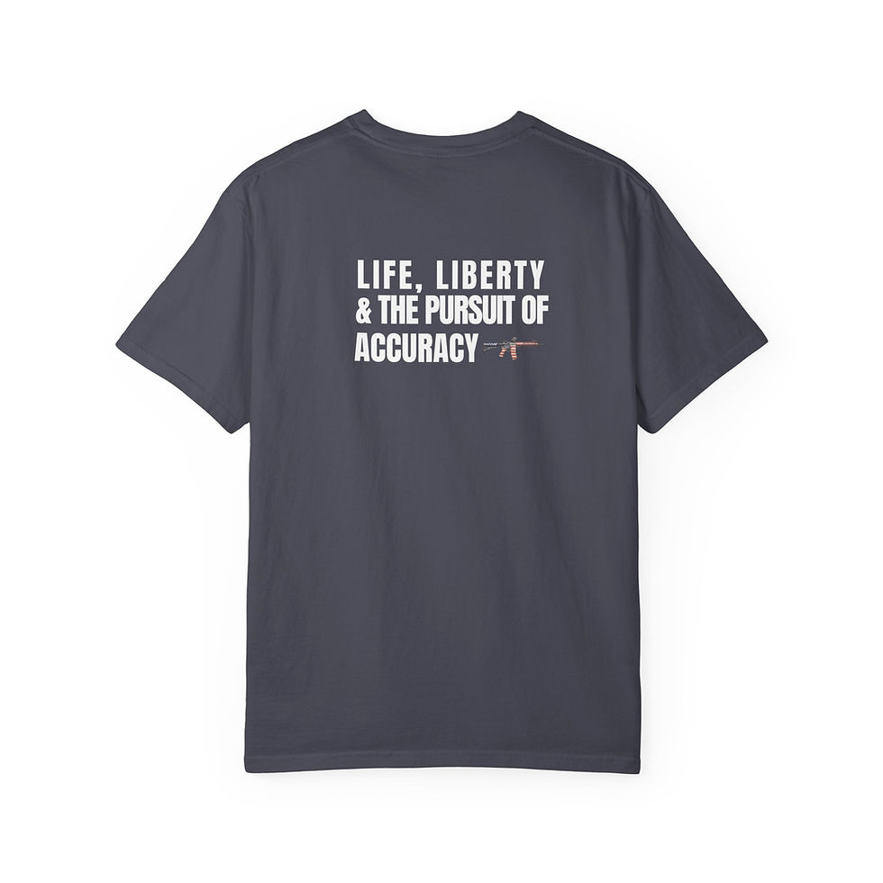 Thumbnail: Life, Liberty & The Pursuit of Accuracy T-Shirt | Alpha Ridge Training 
