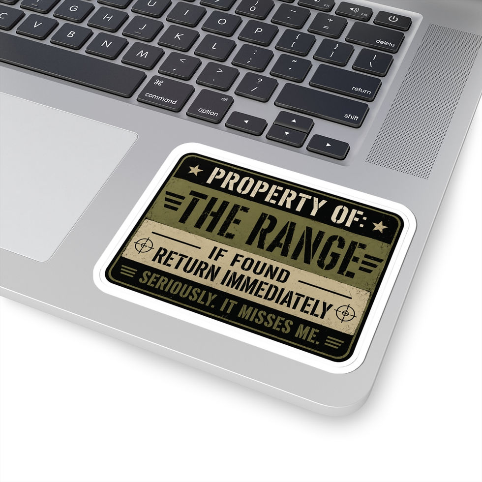 Thumbnail: Property of The Range Sticker | Kiss-Cut Sticker