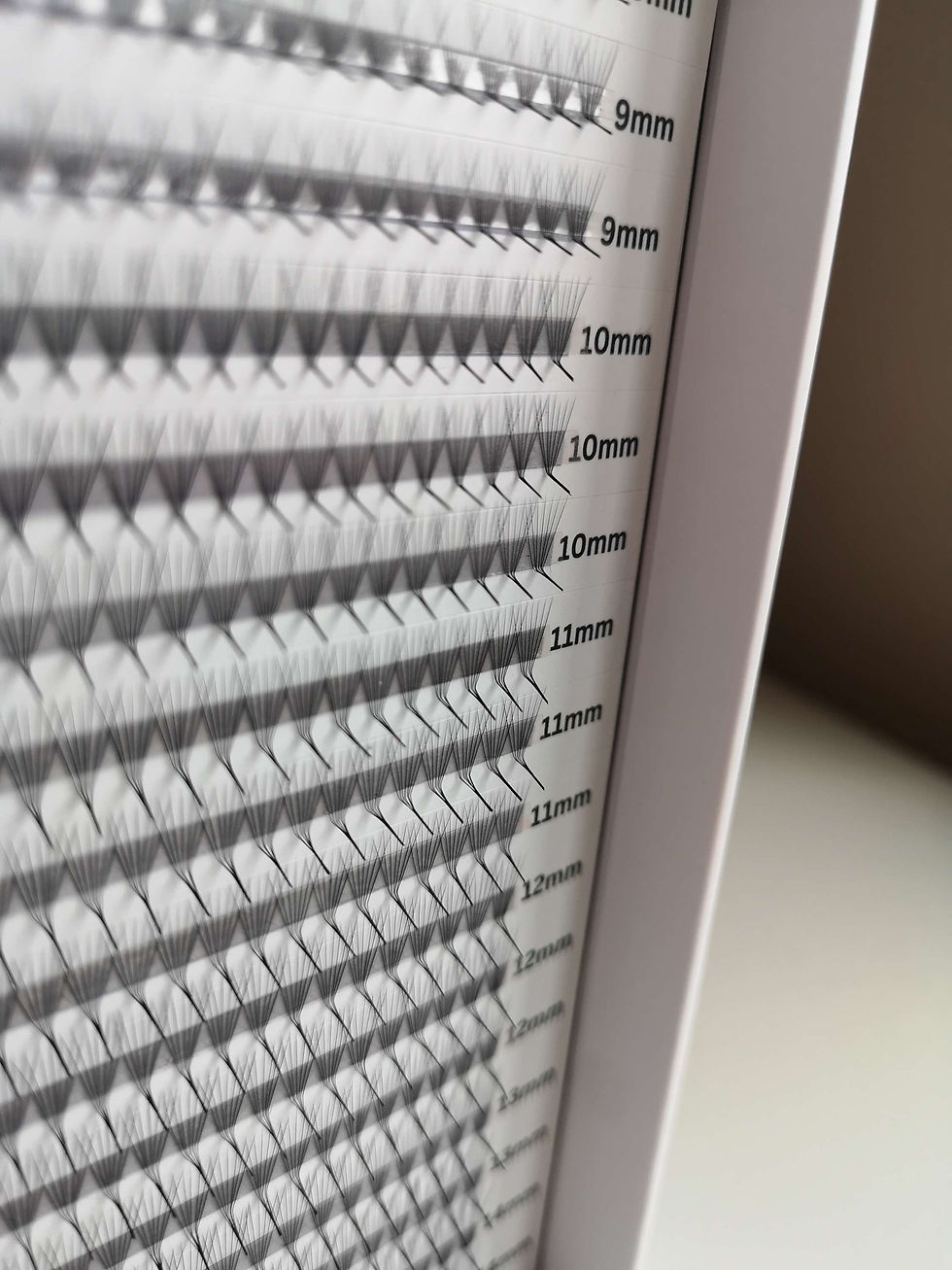 L curl 7D fans - Mixed Lengths (approx 720 fans)