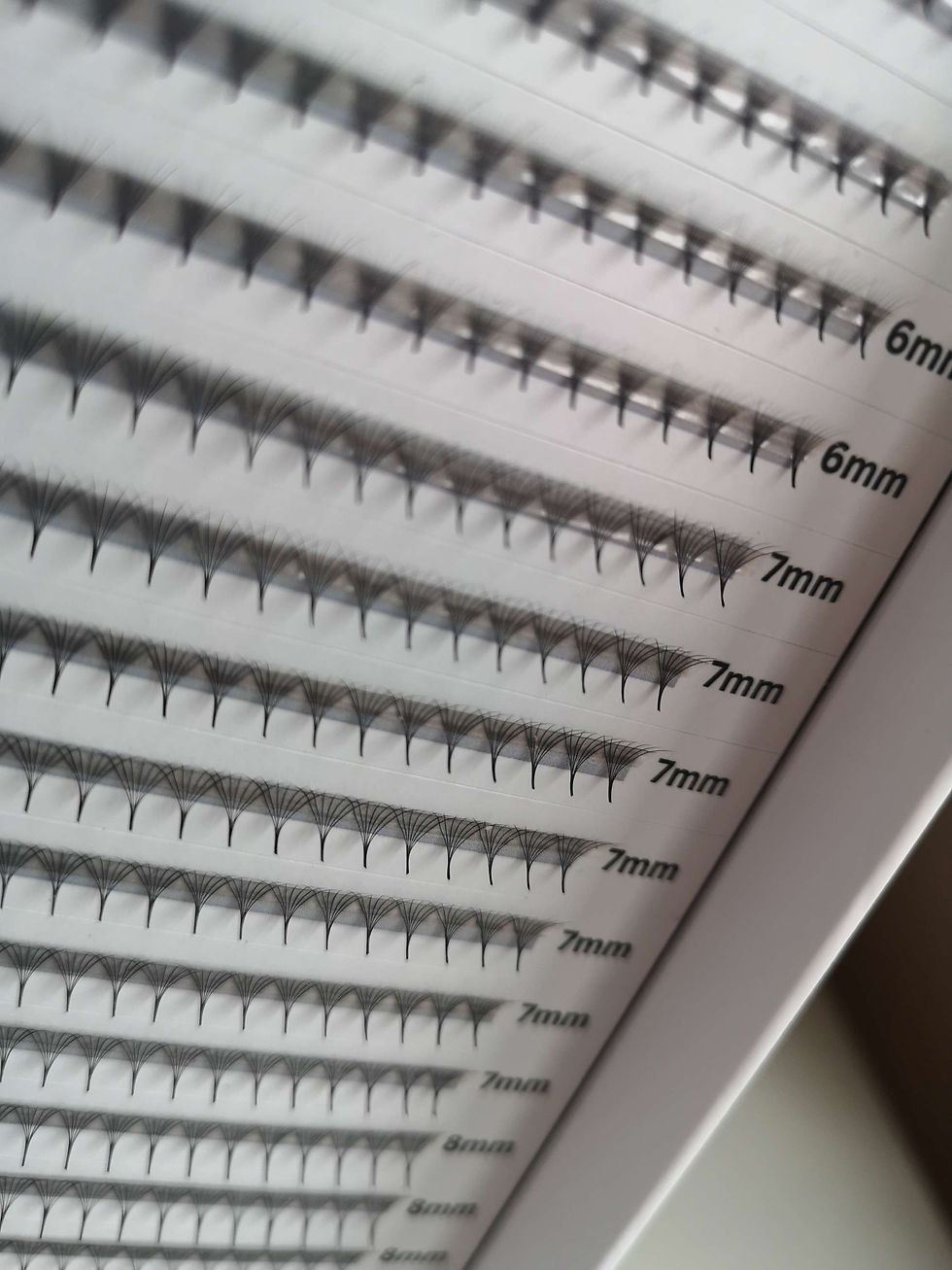 7D Inner corner fans 6-8mm C curl 0.03