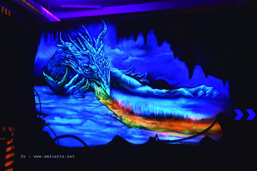 Laser game. Deco Fluo.