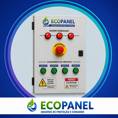 Painel elétrico EcoPanel para distribuição el