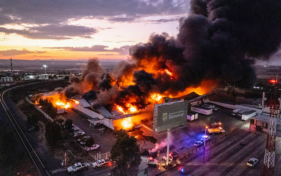 Incendio consume almacenes de Alimentación para el Bienestar en Zacatecas