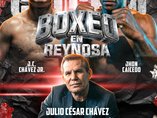 Julio César Chávez Jr. vs Jhon Caicedo: Gran función de boxeo profesional llega a Reynosa
