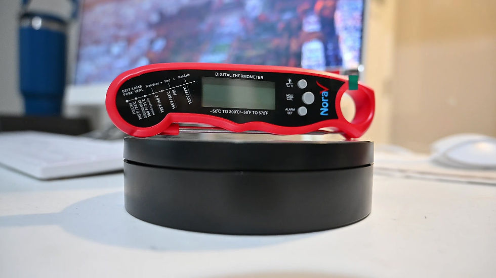 Thumbnail: NoraV Dual Probe Meat and Grill Thermometer, LCD Display