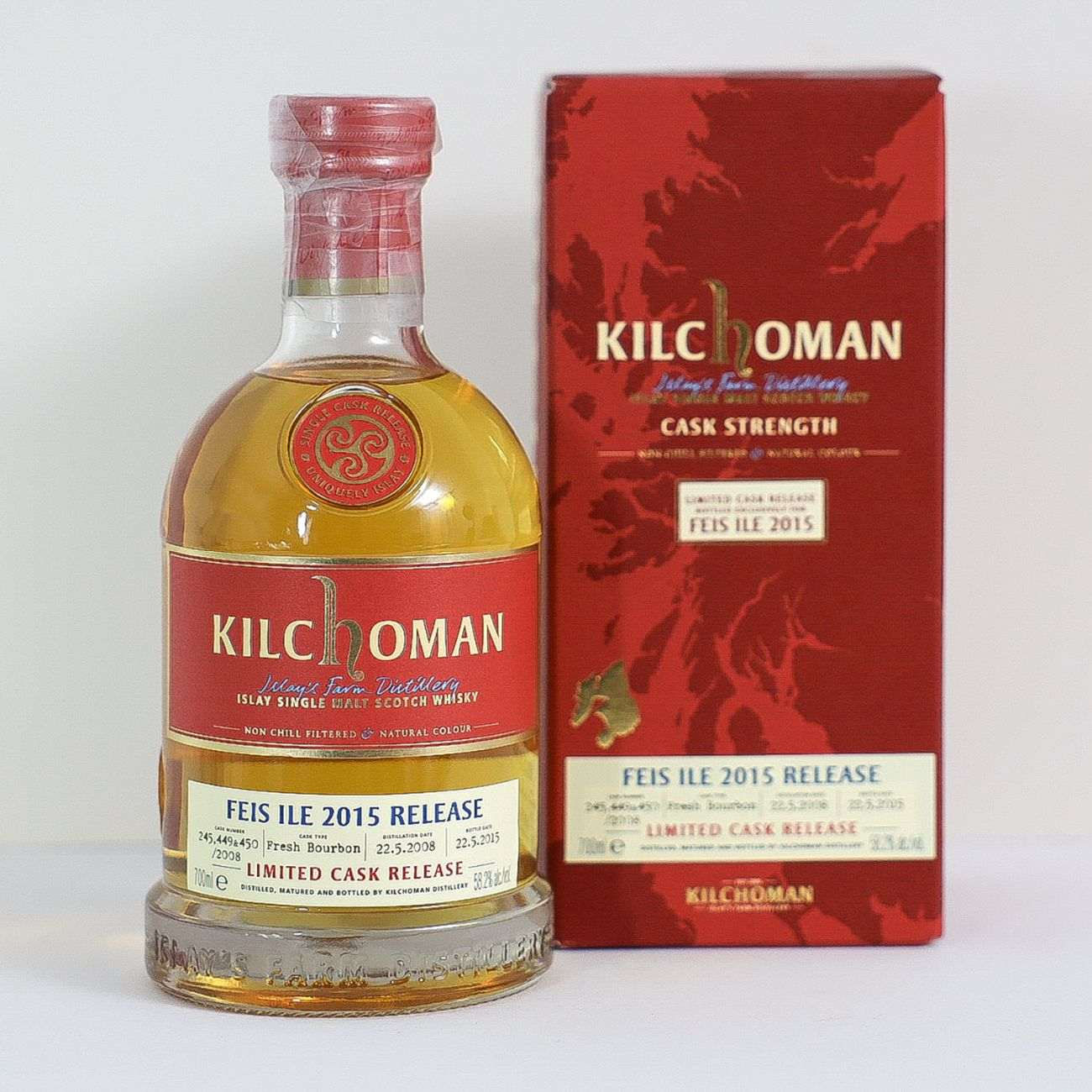 Kilchoman 2008 Feis Ile 2015 Release Islay Single Malt Scotch Whisky
