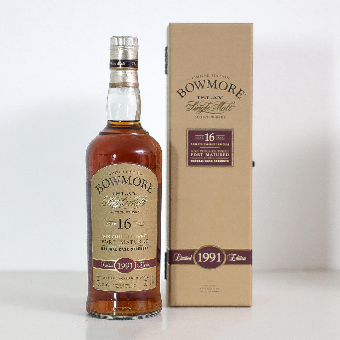 Bowmore 1991 16y Port Limited Release Islay Single Malt Scotch Whisky